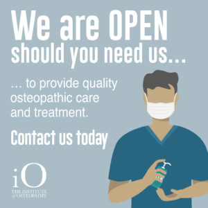 we are open to provide osteopathic care